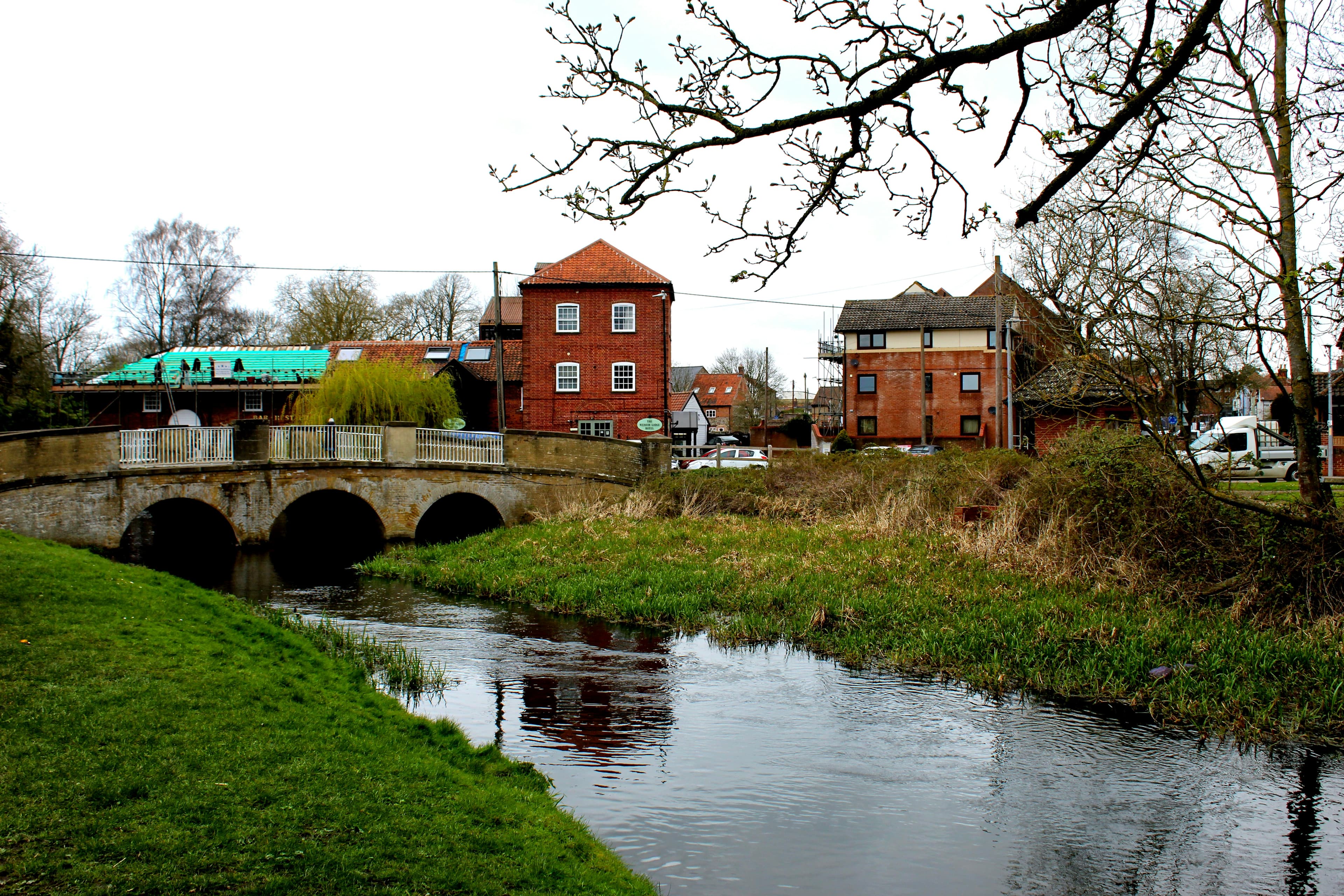 Historic brick house in Fakenham, Norfolk